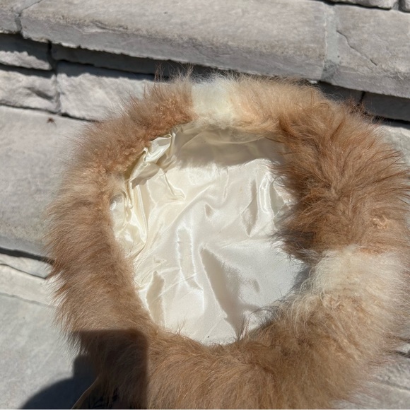 Vintage Fur custom made hair top hat head cover headwear piece - Picture 4 of 7
